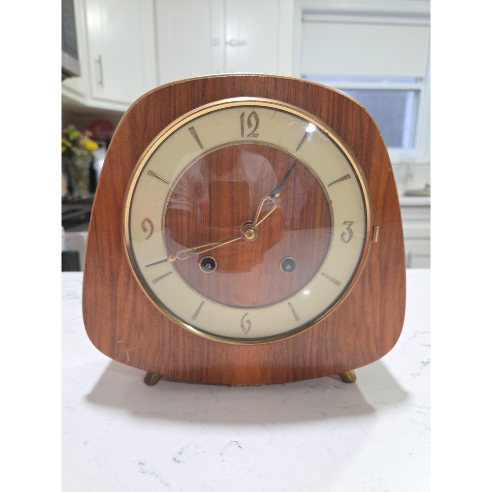 Vintage John Wanamaker Wind Up Made in Germany Clock